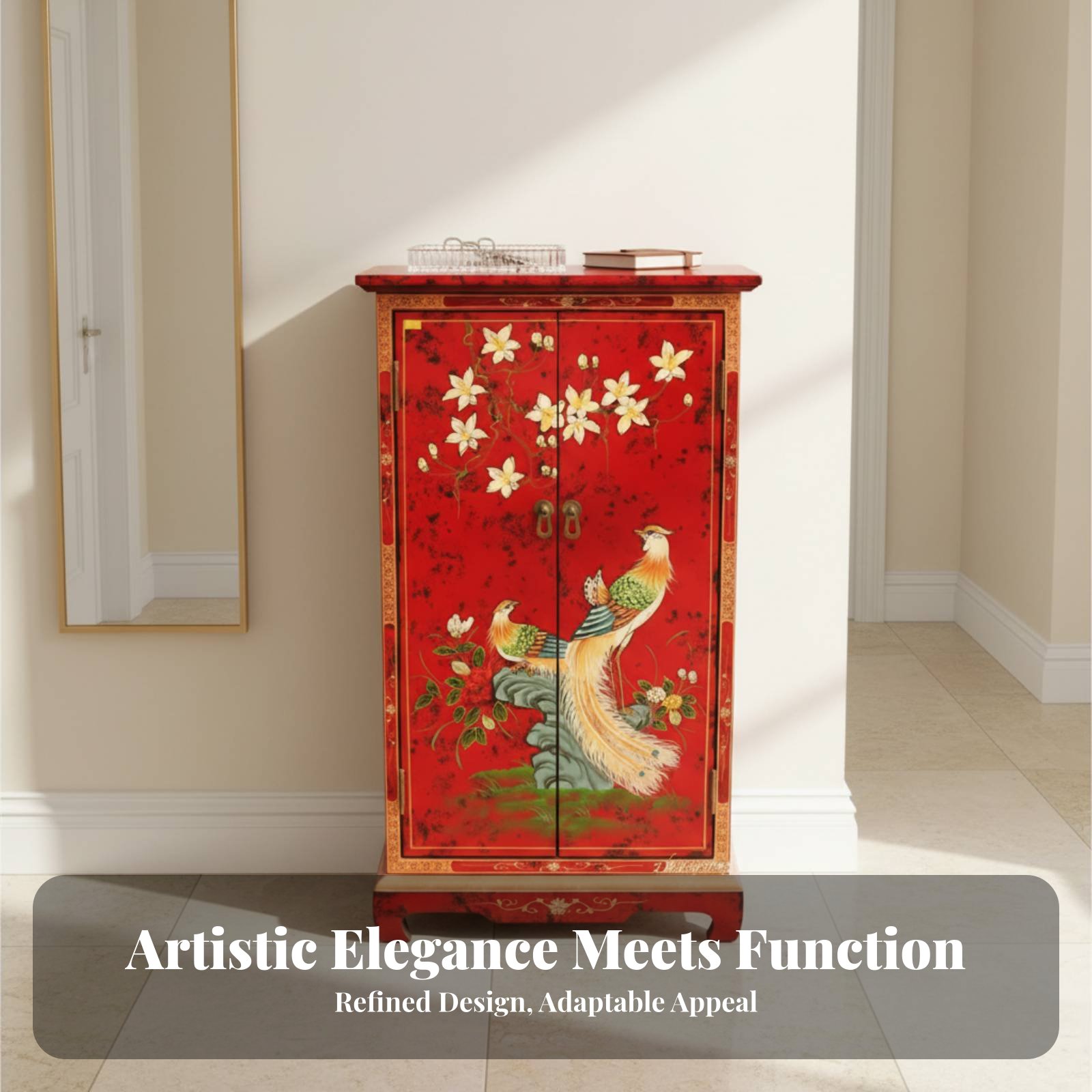 Interior Design Usa - Credenza a 2 Ante Dipinta a
