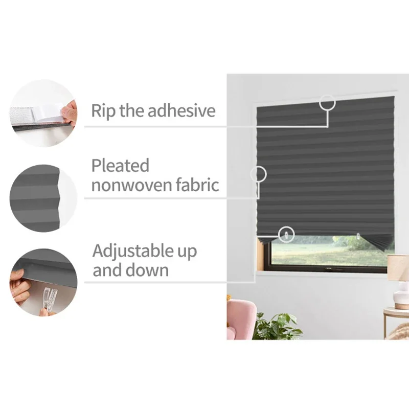 Tende pieghettate autoadesive  - Linen Roller Blind recensione e prezzo