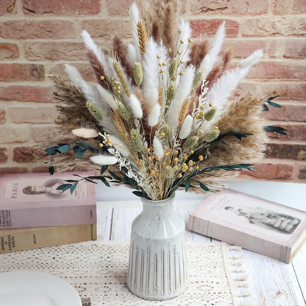 100 pezzi di erba di pampa ess - Dried Pampas Bundle recensione e prezzo