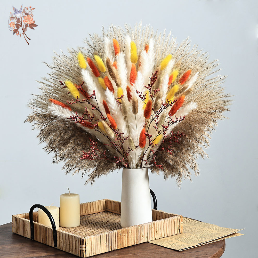 85 Pezzi Naturale Soffice Autu - Dried Pampas Bundle recensione e prezzo