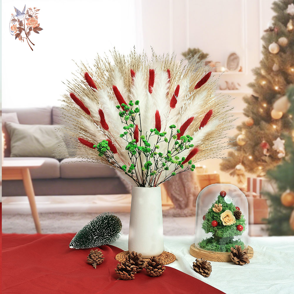 55 pezzi di fiori secchi bouqu - Dried Pampas Bundle recensione e prezzo