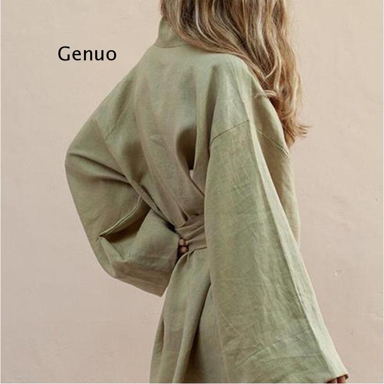 Cardigan Kimono con scollo a v - Linen Roller Blind recensione e prezzo