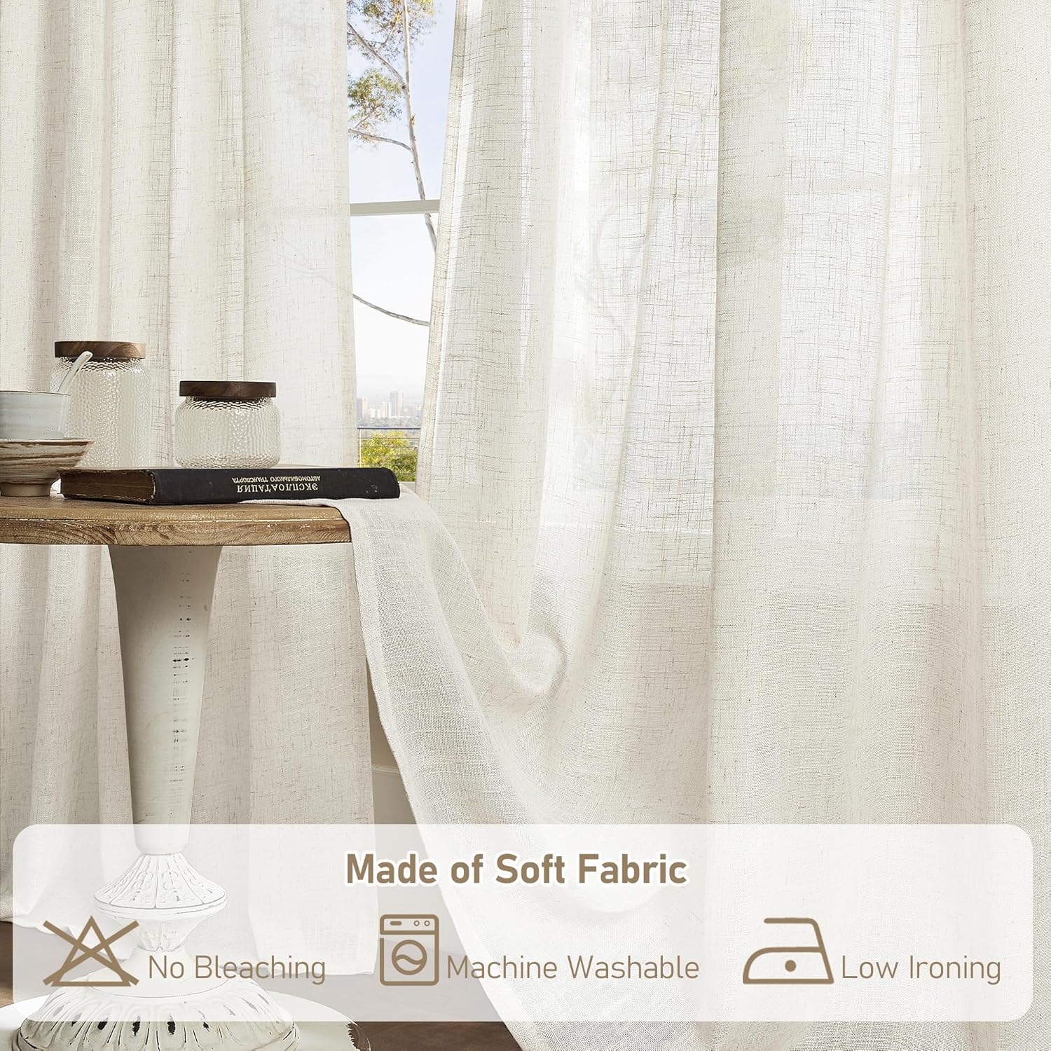 2 tende da cucina corte in lin - Linen Roller Blind recensione e prezzo